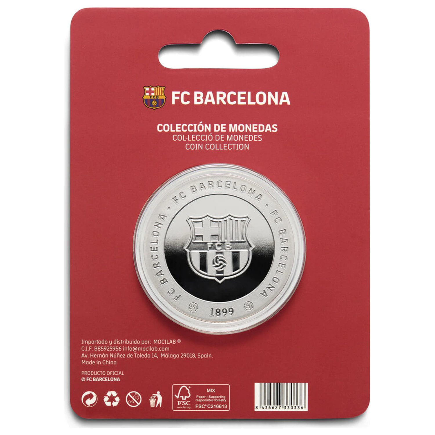 F.C. Barcelona Camp Nou moneda comemorativa poza produsului