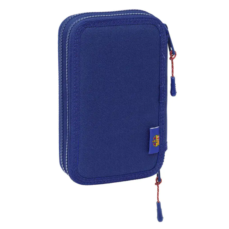 F.C Barcelona etui dublu pentru creioane 28 piese poza produsului