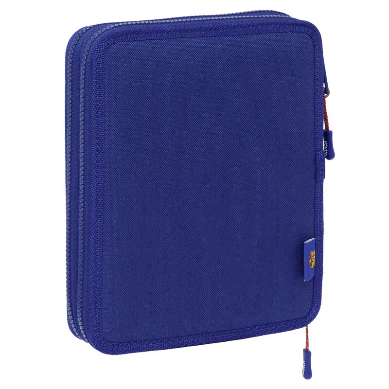 F.C Barcelona etui dublu pentru creioane 56 piese poza produsului