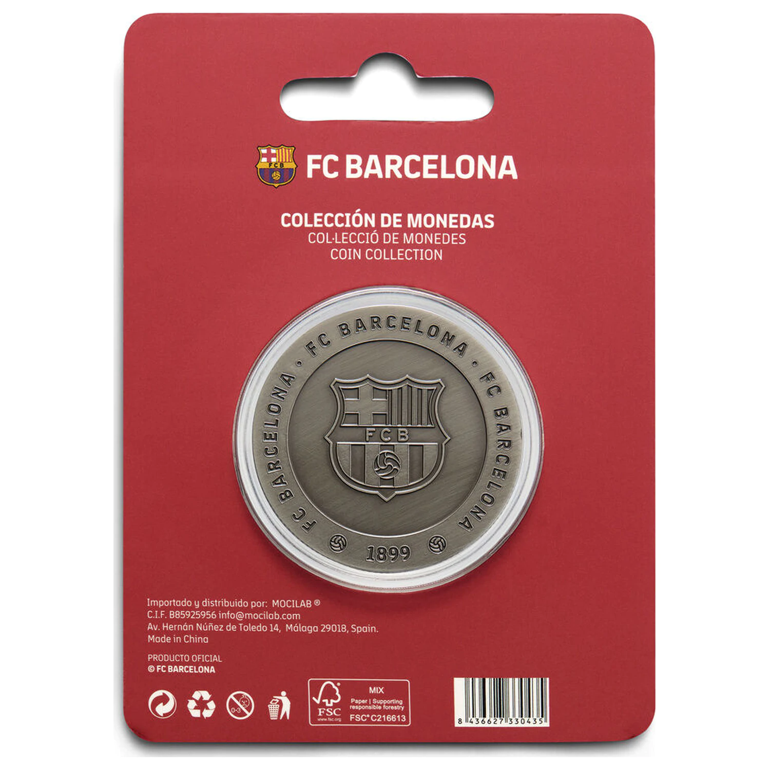 F.C. Barcelona Massia monedă comemorativă poza produsului
