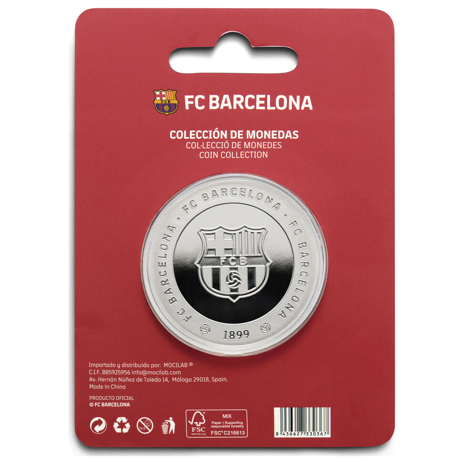 F.C. Barcelona Mes Que Un Club monedă comemorativă poza produsului