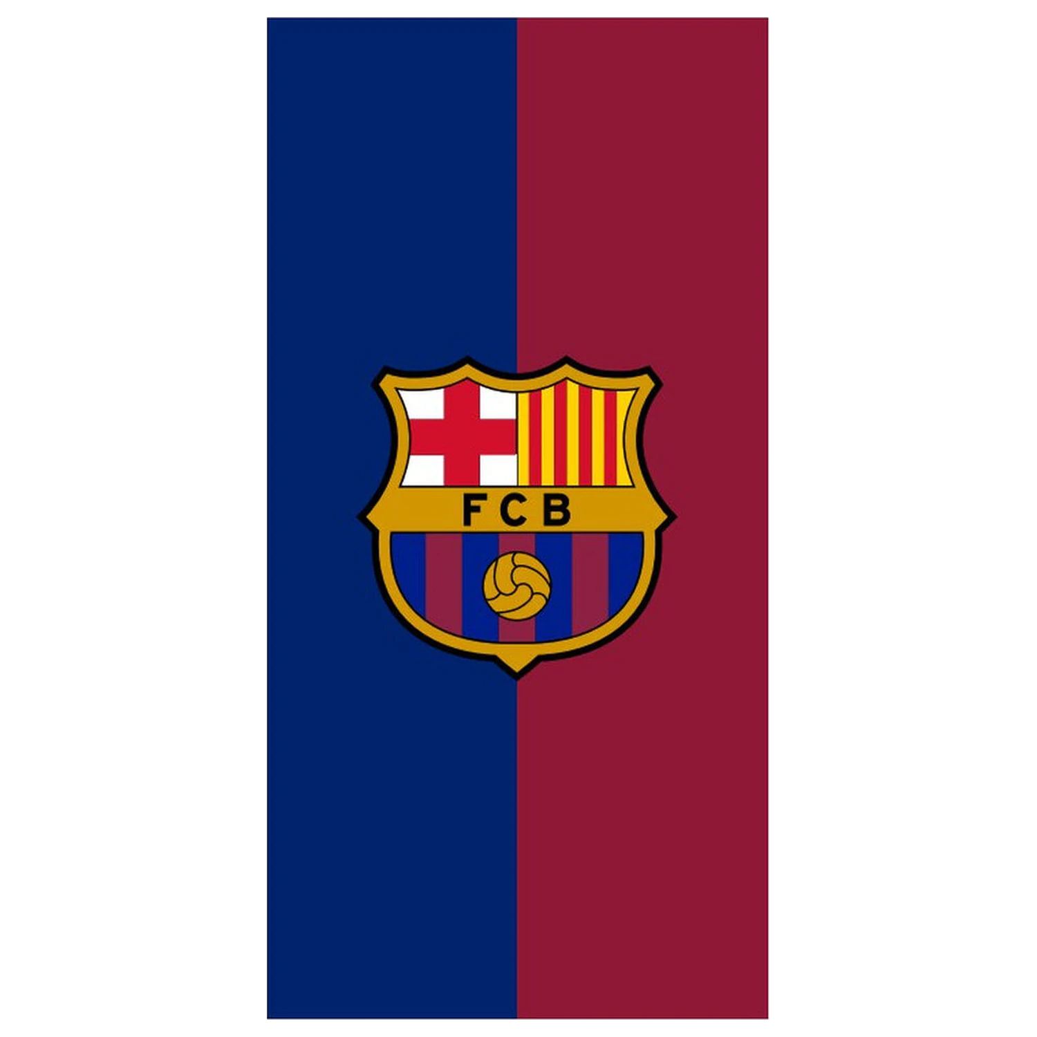 Prosop de plaja din microfibra F.C Barcelona poza produsului