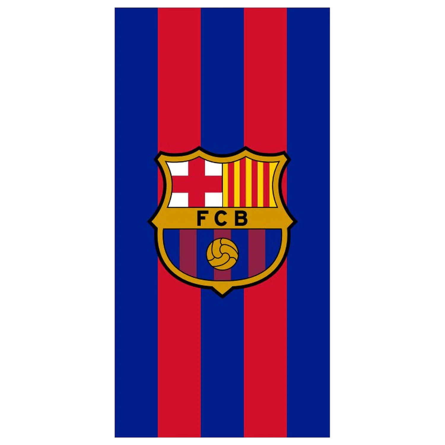 F.C Barcelona prosop de plaja din bumbac poza produsului