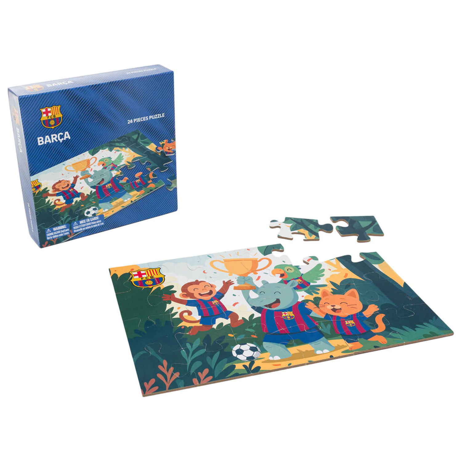 F.C. Barcelona puzzle 24 piese poza produsului