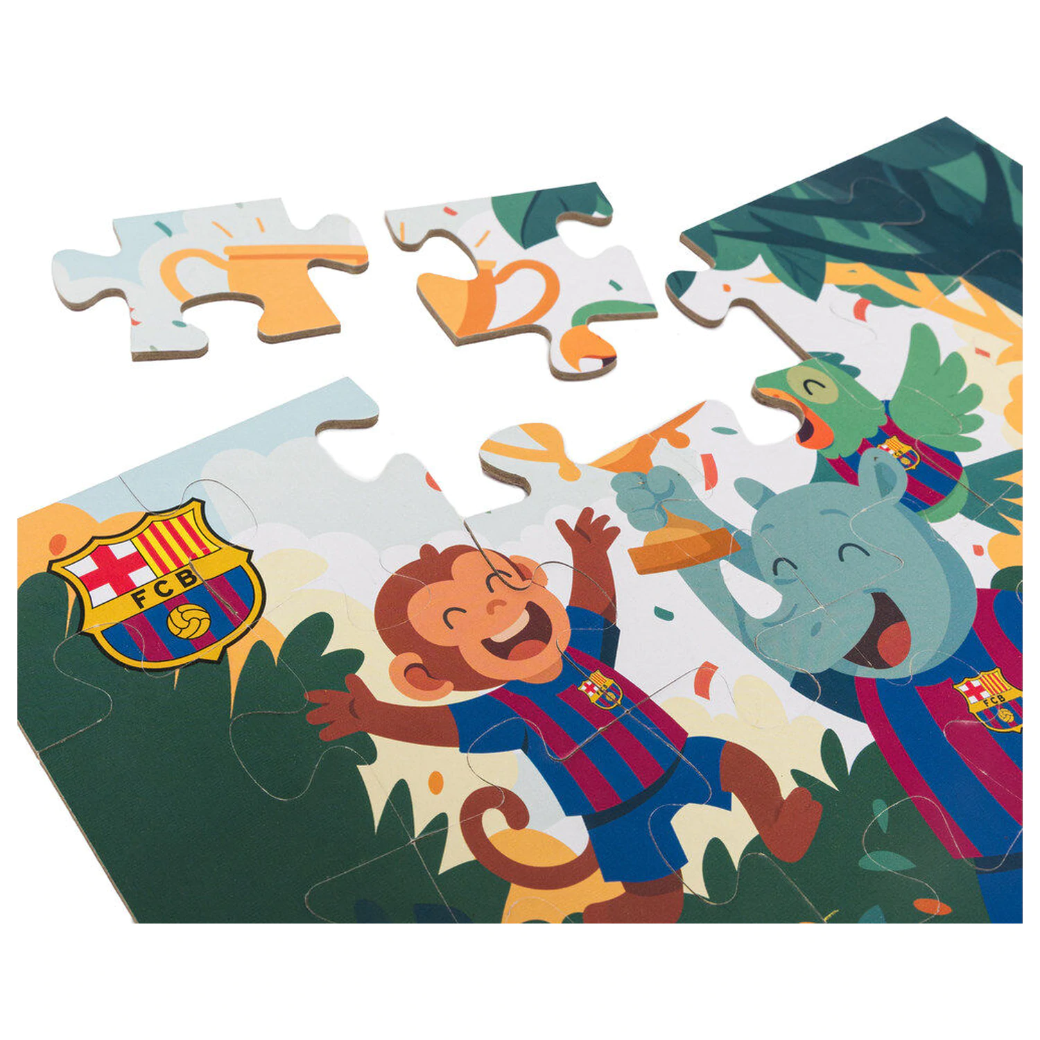 F.C. Barcelona puzzle 24 piese poza produsului