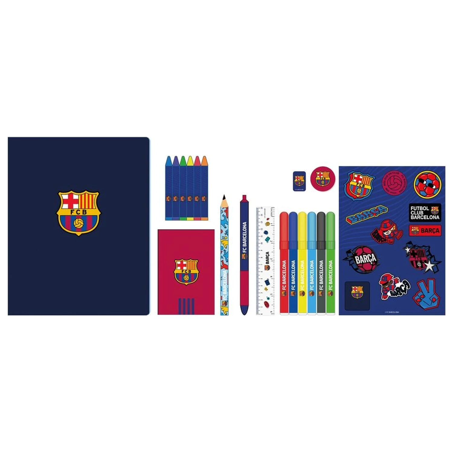 F.C. Barcelona set de activitati 31 de piese poza produsului