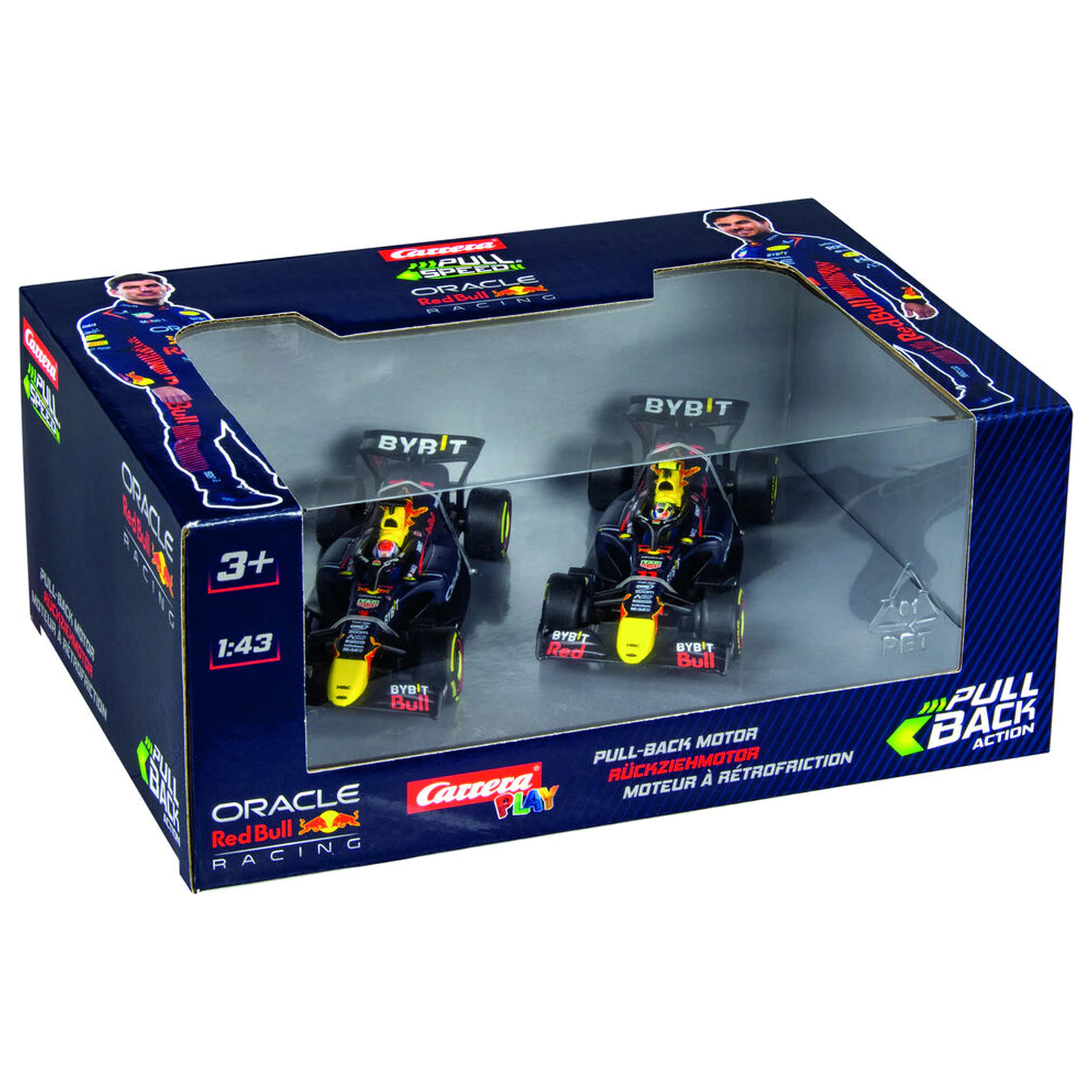 F1 Red Bull Double Action pack 2 masini pull back poza produsului