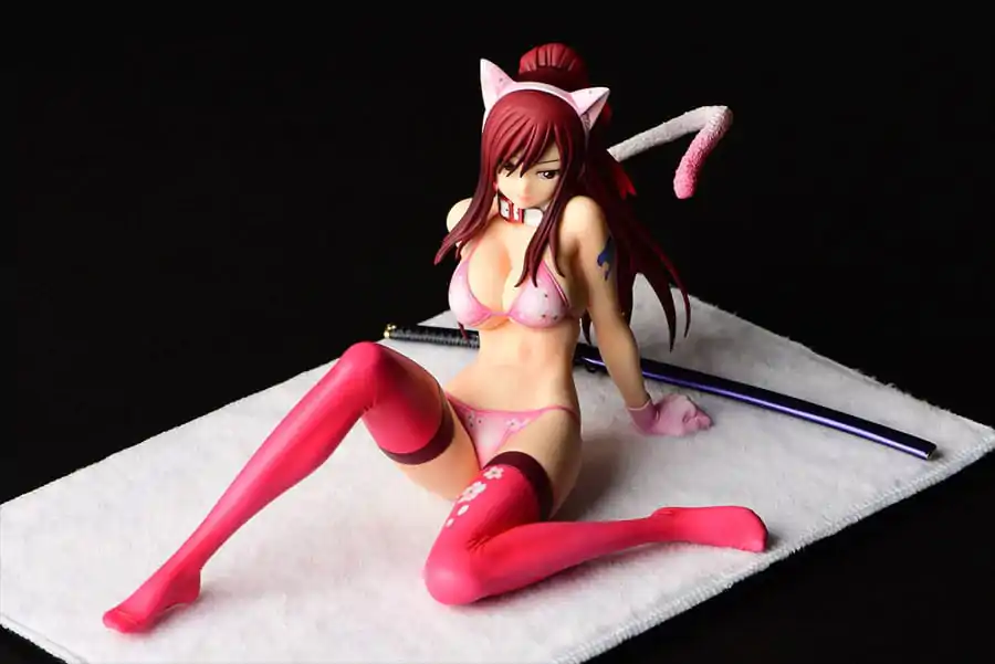 Fairy Tail Statuie 1/6 Erza Scarlet - Cherry Blossom CAT Gravure_Style 13 cm poza produsului