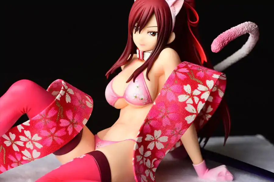 Fairy Tail Statuie 1/6 Erza Scarlet - Cherry Blossom CAT Gravure_Style 13 cm poza produsului