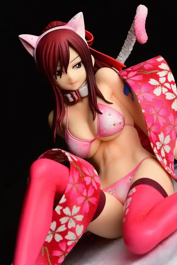 Fairy Tail Statuie 1/6 Erza Scarlet - Cherry Blossom CAT Gravure_Style 13 cm poza produsului