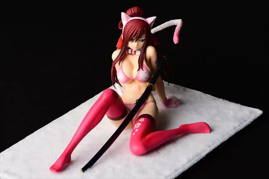 Fairy Tail Statuie 1/6 Erza Scarlet - Cherry Blossom CAT Gravure_Style 13 cm poza produsului