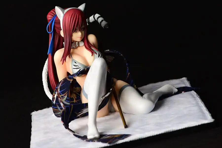 Fairy Tail Statuie 1/6 Erza Scarlet - White Tiger CAT Gravure_Style 13 cm poza produsului