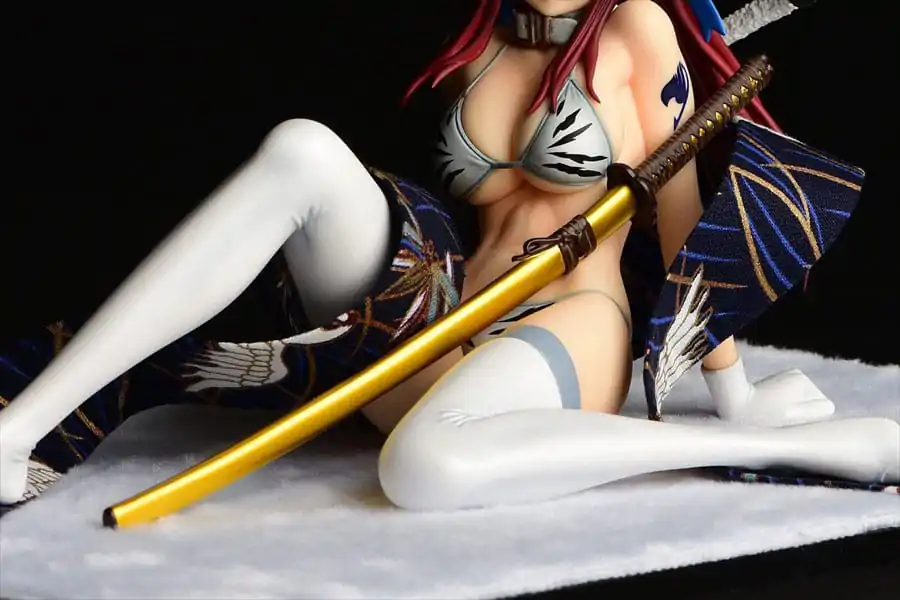 Fairy Tail Statuie 1/6 Erza Scarlet - White Tiger CAT Gravure_Style 13 cm poza produsului