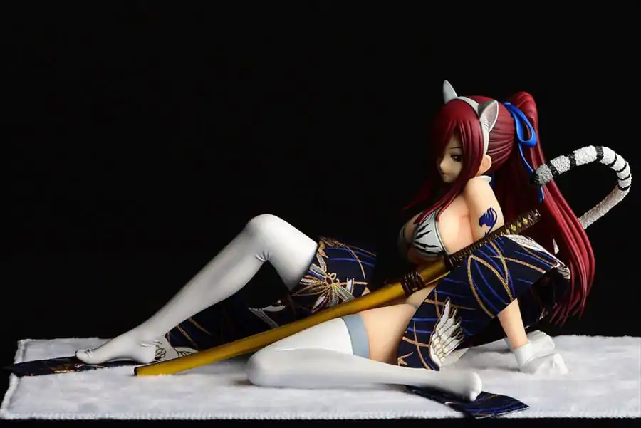 Fairy Tail Statuie 1/6 Erza Scarlet - White Tiger CAT Gravure_Style 13 cm poza produsului