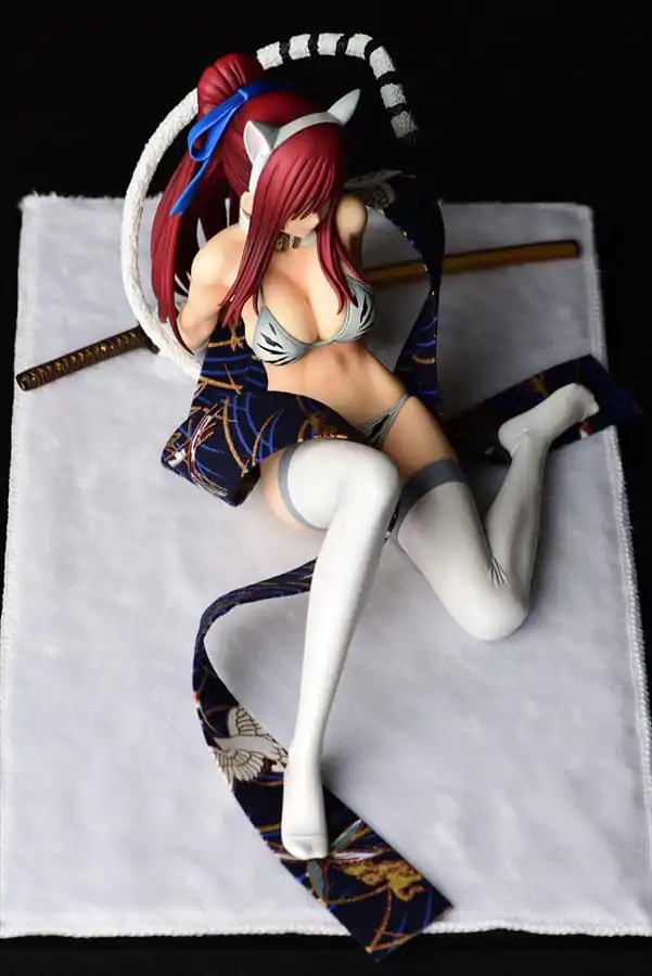 Fairy Tail Statuie 1/6 Erza Scarlet - White Tiger CAT Gravure_Style 13 cm poza produsului