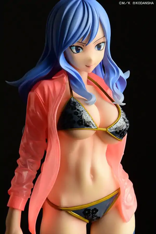 Statuie Fairy Tail 1/6 Jubia Lokser Gravure_Stylesee-through wet shirt Black Bikini!! 25 cm poza produsului