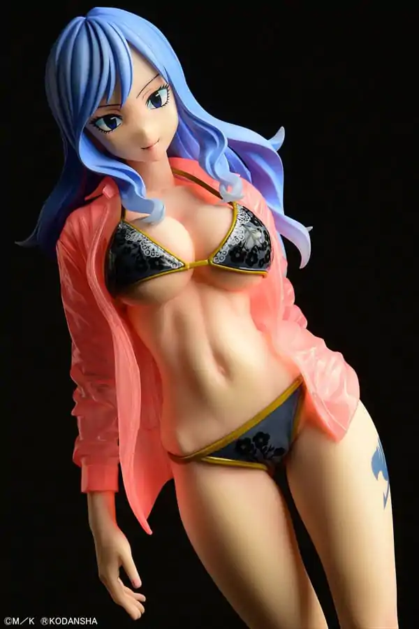 Statuie Fairy Tail 1/6 Jubia Lokser Gravure_Stylesee-through wet shirt Black Bikini!! 25 cm poza produsului