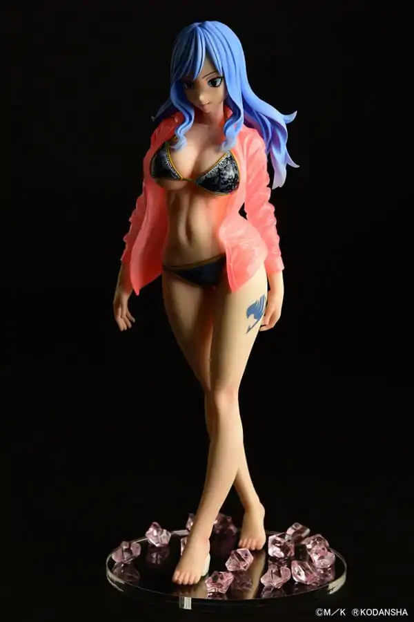 Statuie Fairy Tail 1/6 Jubia Lokser Gravure_Stylesee-through wet shirt Black Bikini!! 25 cm poza produsului