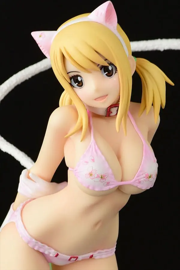 Statuie Fairy Tail 1/6 Lucy Heartfilia·Cherry blossom CAT Gravure_Style 25 cm poza produsului