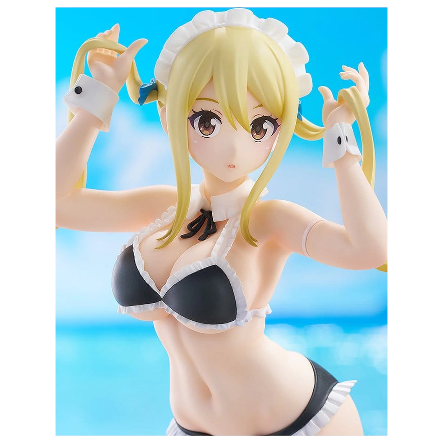 Fairy Tail 100 Years Quest Beach Queens Pop Up Parade Statuie din PVC Lucy Heartfilia: Virgo Form Swimsuit Ver. L Size 23 cm poza produsului