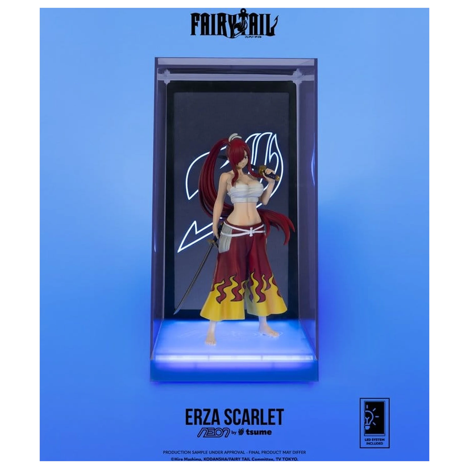 Fairy Tail Figurina Neon 1/9 Erza Scarlet 25 cm poza produsului