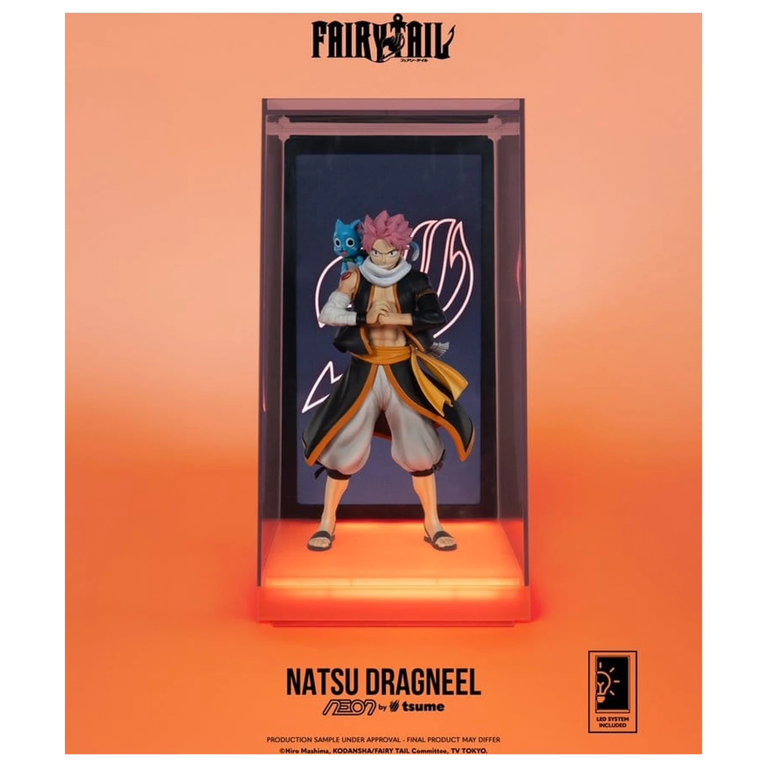 Fairy Tail Figura Neon 1/9 Natsu Dragneel 25 cm poza produsului