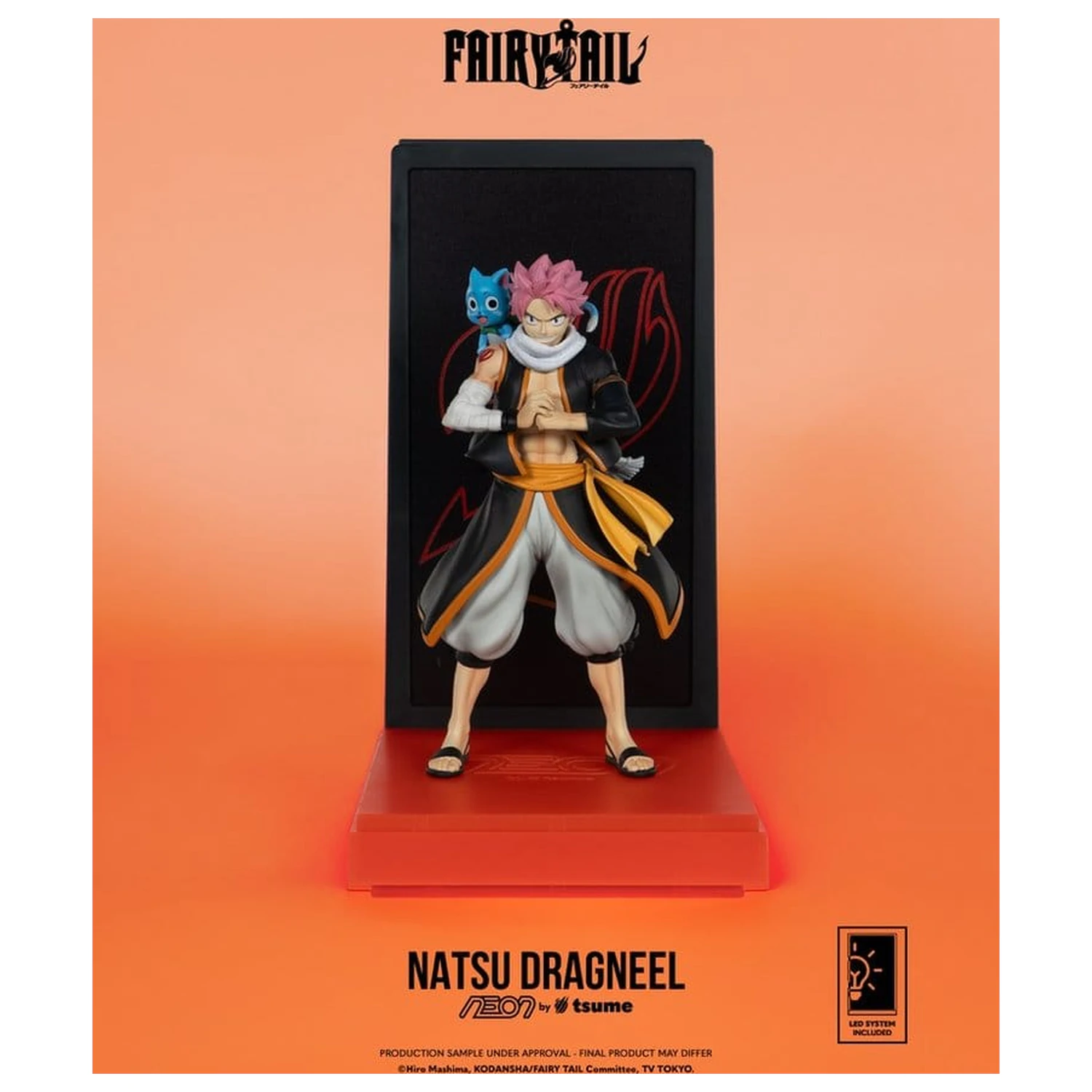 Fairy Tail Figura Neon 1/9 Natsu Dragneel 25 cm poza produsului
