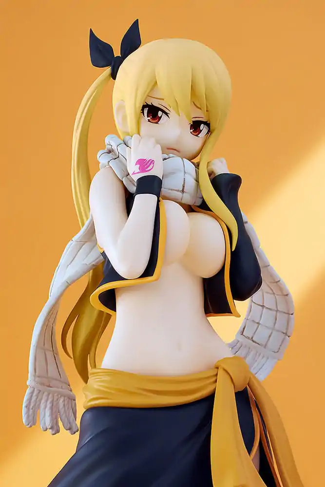 Fairy Tail Pop Up Parade Statuie PVC Lucy Heartfilia Natsu Costume Ver. L Size 22 cm poza produsului