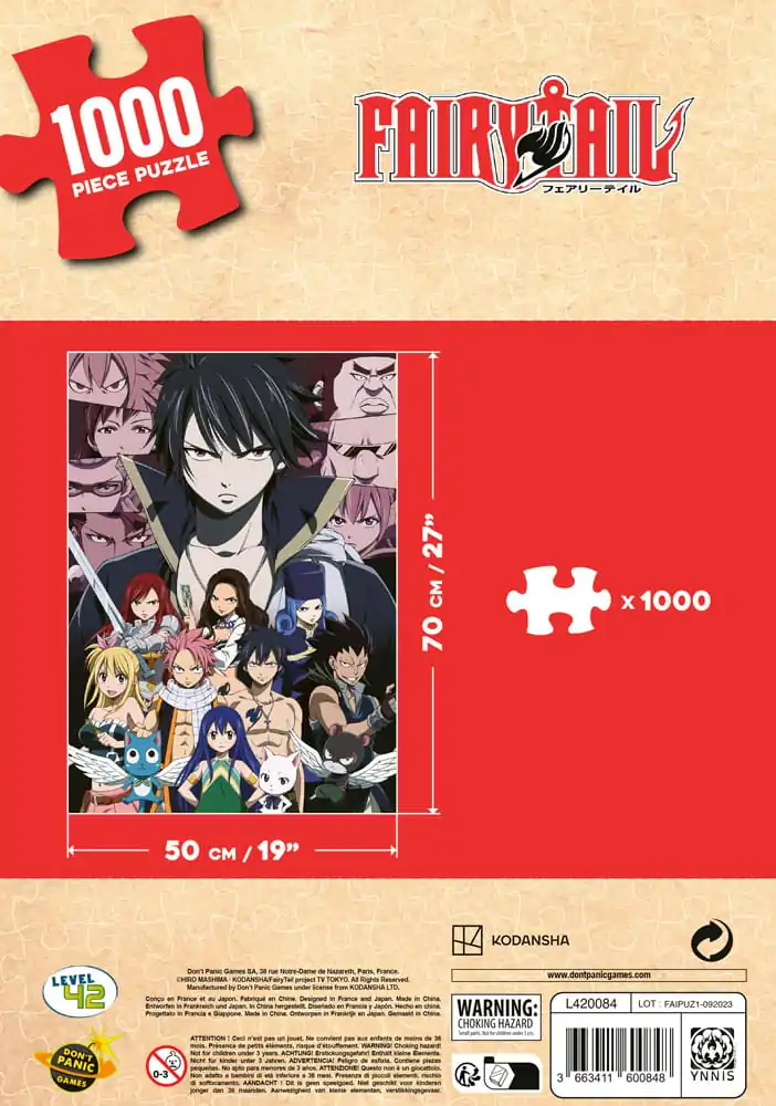 Fairy Tail Puzzle The Guild (1000 piese) poza produsului