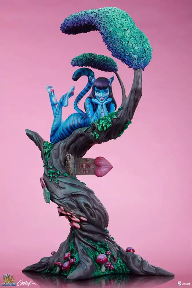 Fairytale Fantasies Collection Statuie Lady Cheshire Cat 63 cm poza produsului