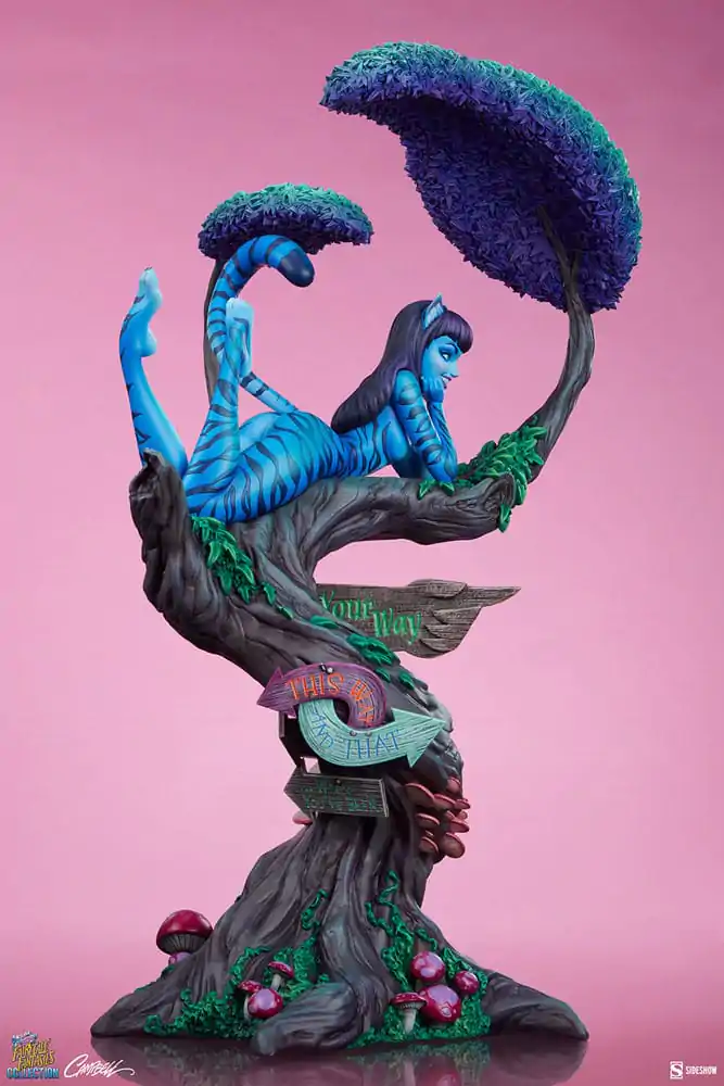Fairytale Fantasies Collection Statuie Lady Cheshire Cat 63 cm poza produsului