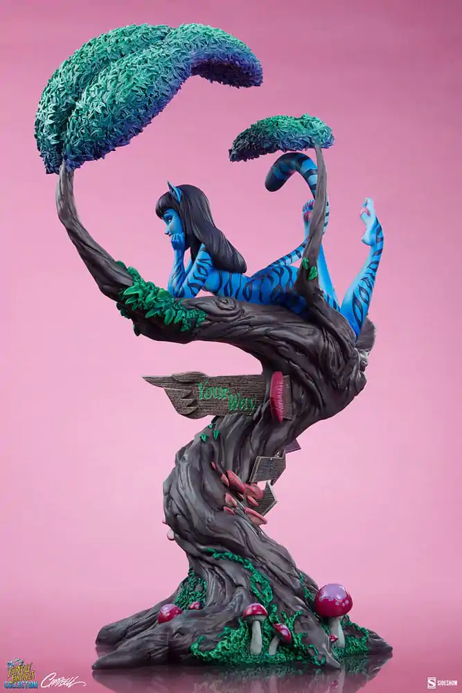 Fairytale Fantasies Collection Statuie Lady Cheshire Cat 63 cm poza produsului