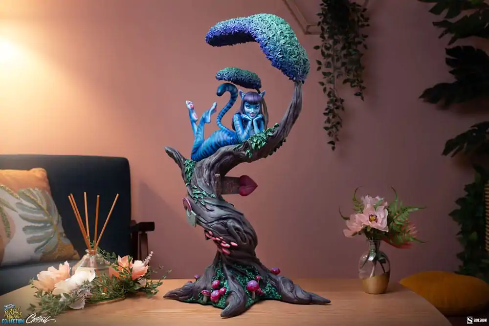 Fairytale Fantasies Collection Statuie Lady Cheshire Cat 63 cm poza produsului