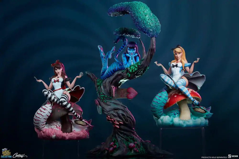 Fairytale Fantasies Collection Statuie Lady Cheshire Cat 63 cm poza produsului