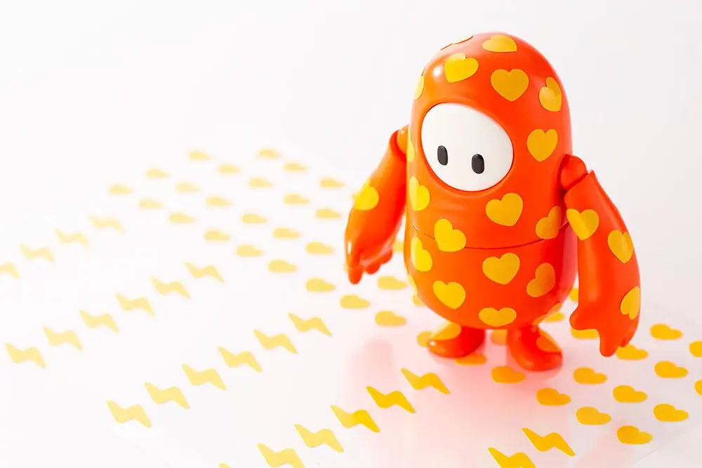 Fall Guys: Ultimate Knockout Action Figure 1/20 Legendary Edition Orangeade / Golden Chicken Costume 8 cm poza produsului