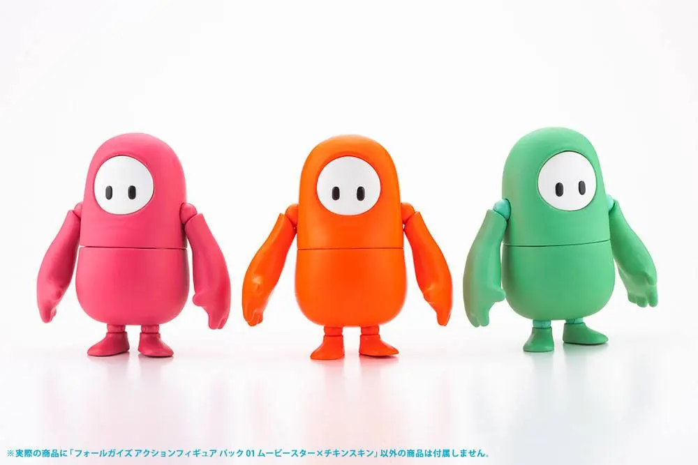 Fall Guys: Ultimate Knockout Figurina de actiune 1/20 Pachet 01 Movie Star / Chicken Skin 8 cm poza produsului