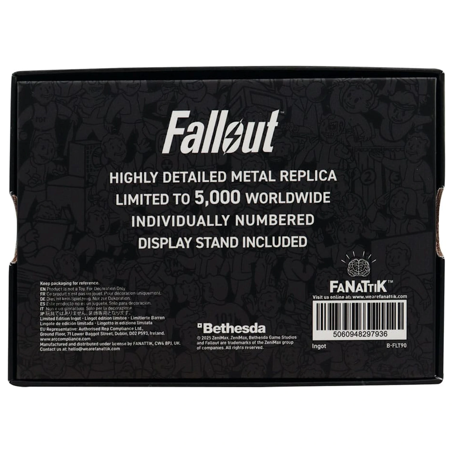 Fallout 3 Replica Vault 101 Security Keycard Editie Limitata poza produsului
