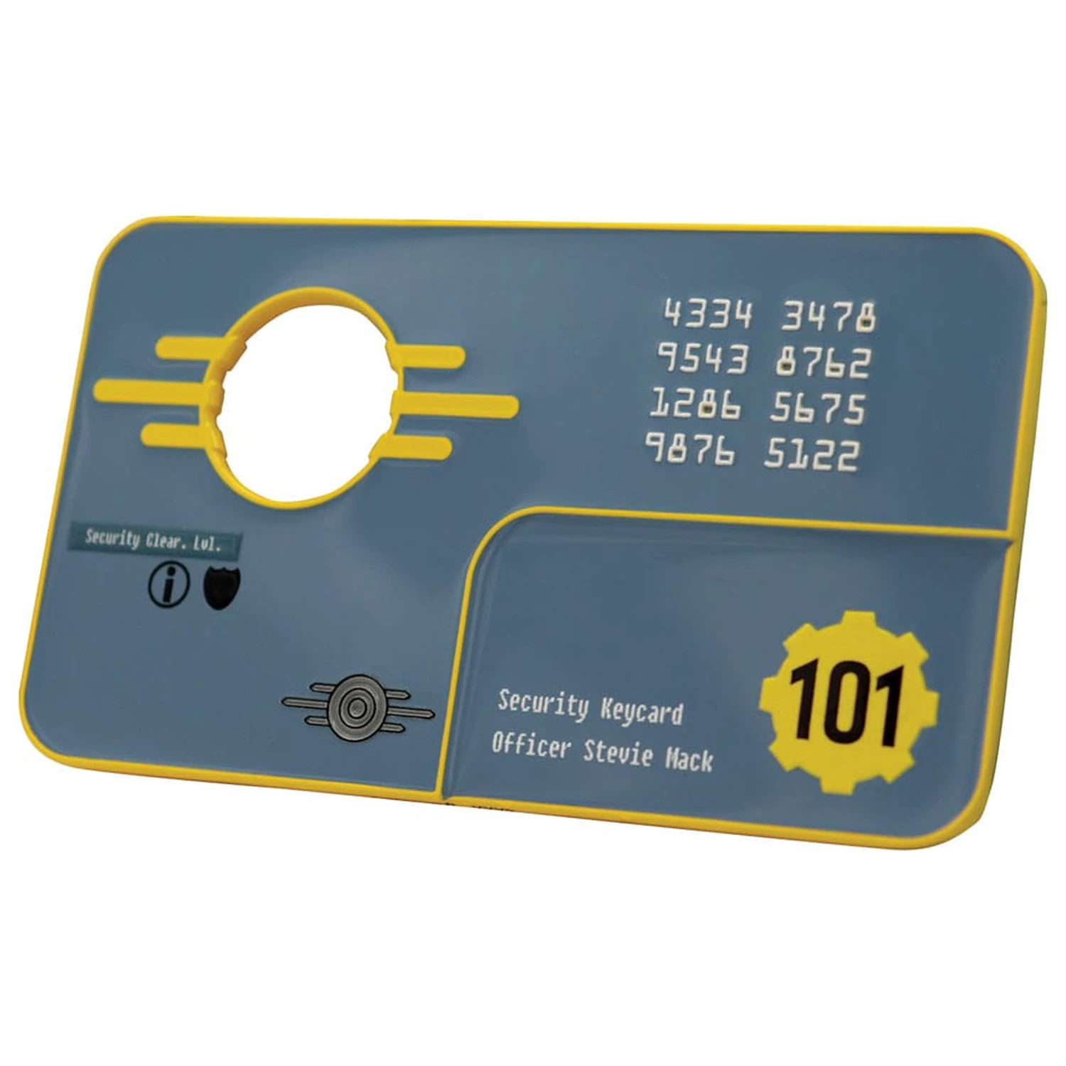 Fallout 3 Replica Vault 101 Security Keycard Editie Limitata poza produsului