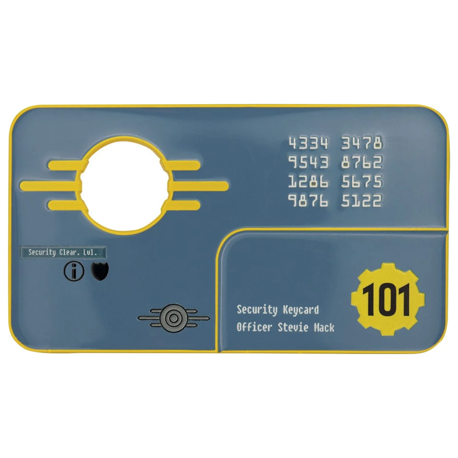 Fallout 3 Replica Vault 101 Security Keycard Editie Limitata poza produsului