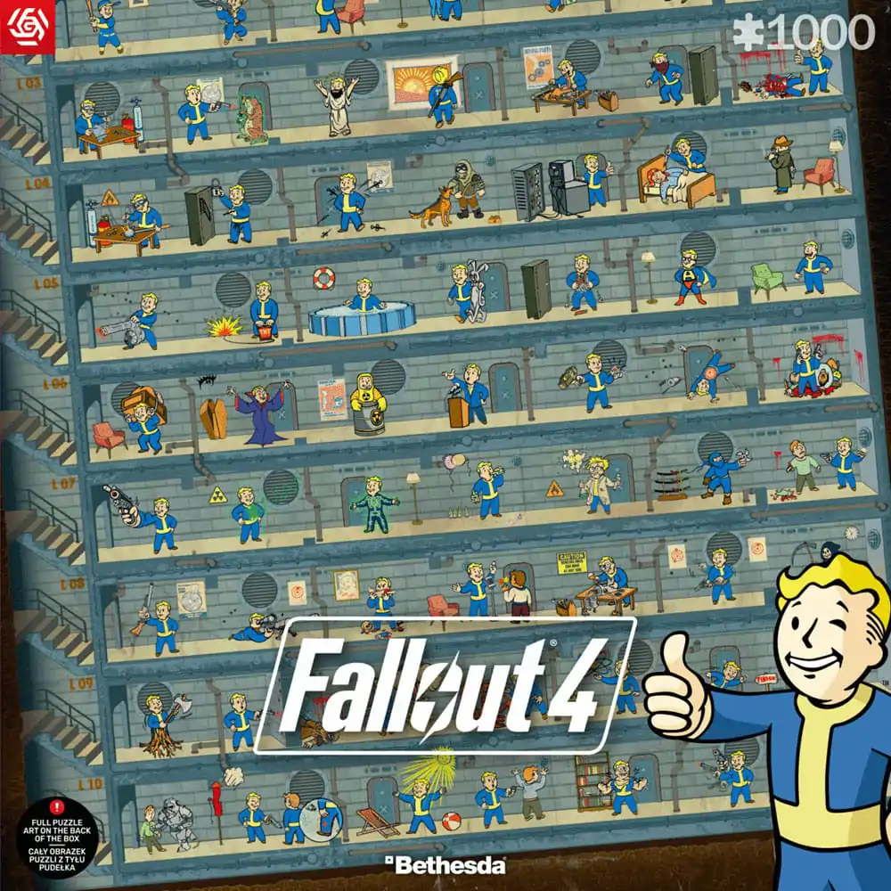 Fallout 4 Puzzle Poster Perk (1000 piese) poza produsului