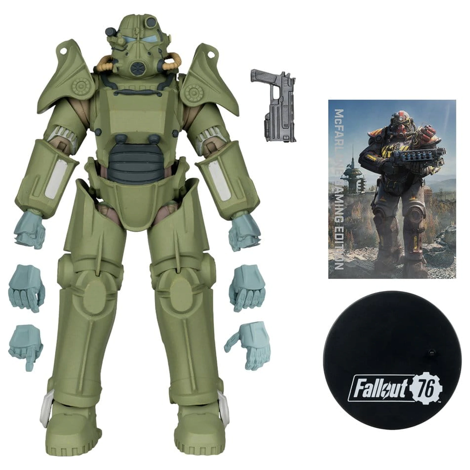 Fallout 76 Gaming Edition figurina de actiune T-45 Military Armor (Red Platinum Edition) 20 cm poza produsului