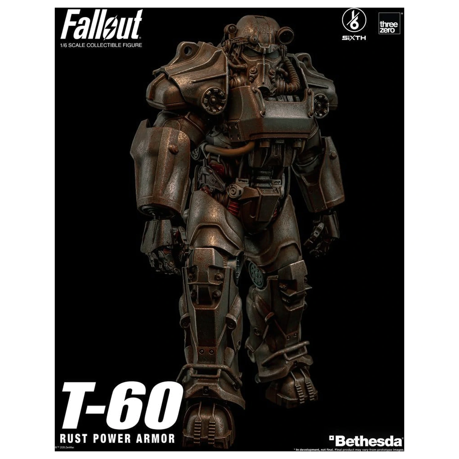 Fallout Figurina de Actiune 1/6 T-60 Rust Power Armor poza produsului