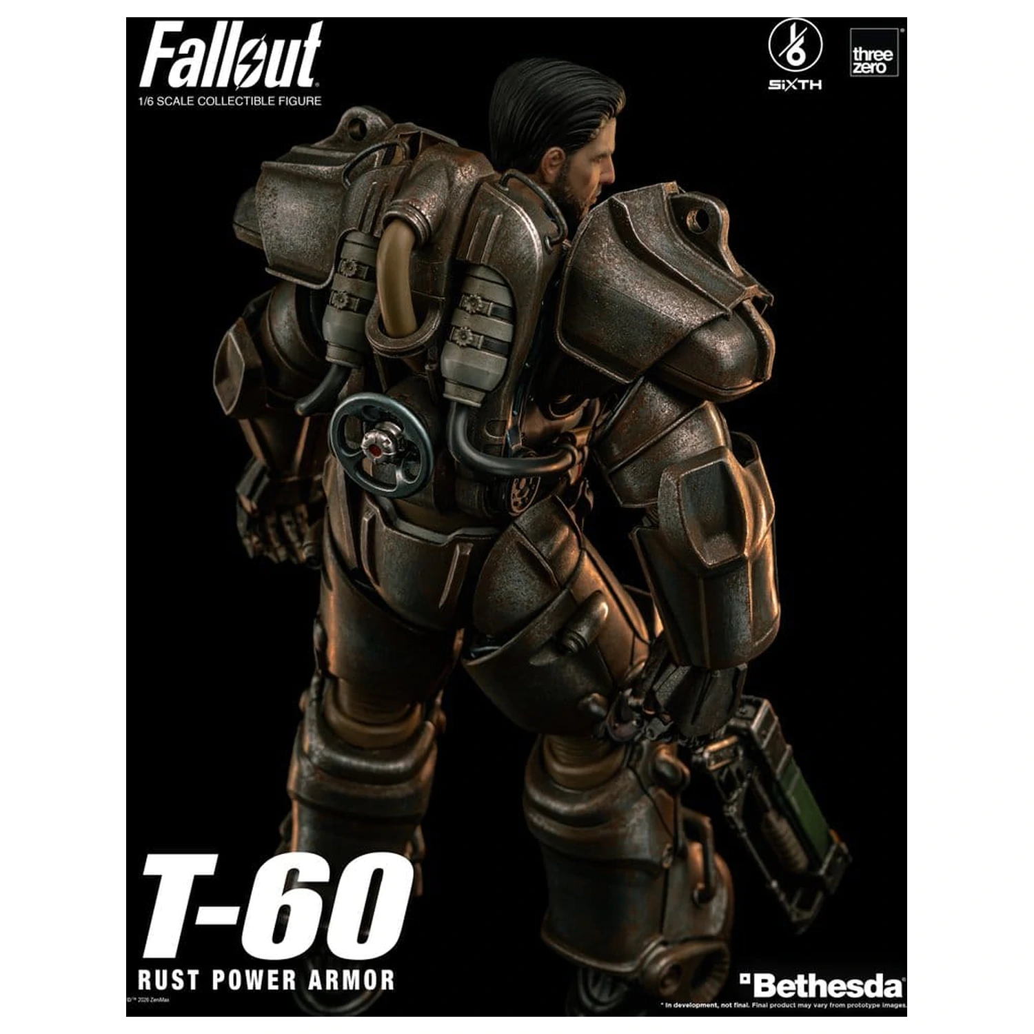 Fallout Figurina de Actiune 1/6 T-60 Rust Power Armor poza produsului