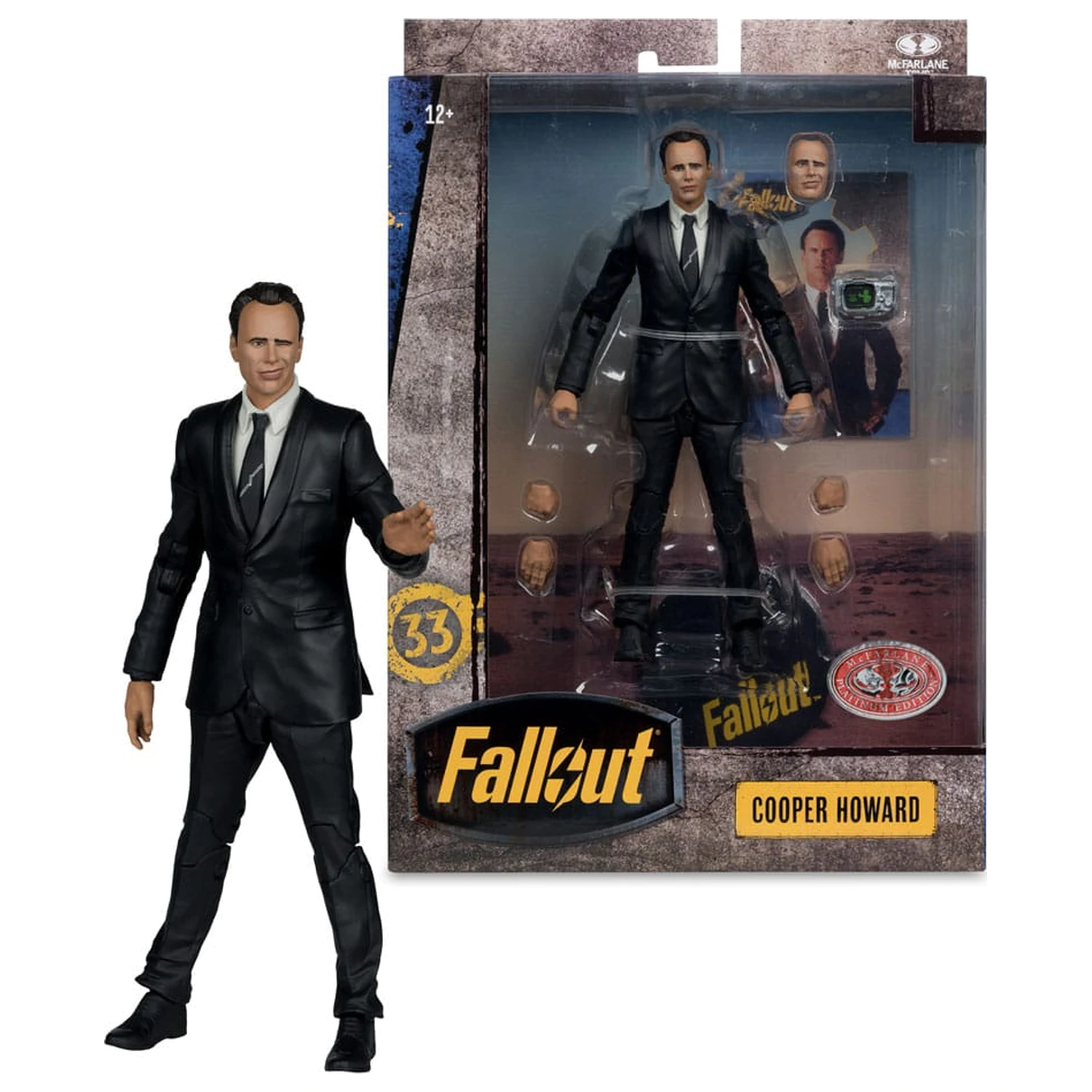 Fallout Figurina de Actiune Cooper Howard (Red Platinum Edition) 17 cm poza produsului