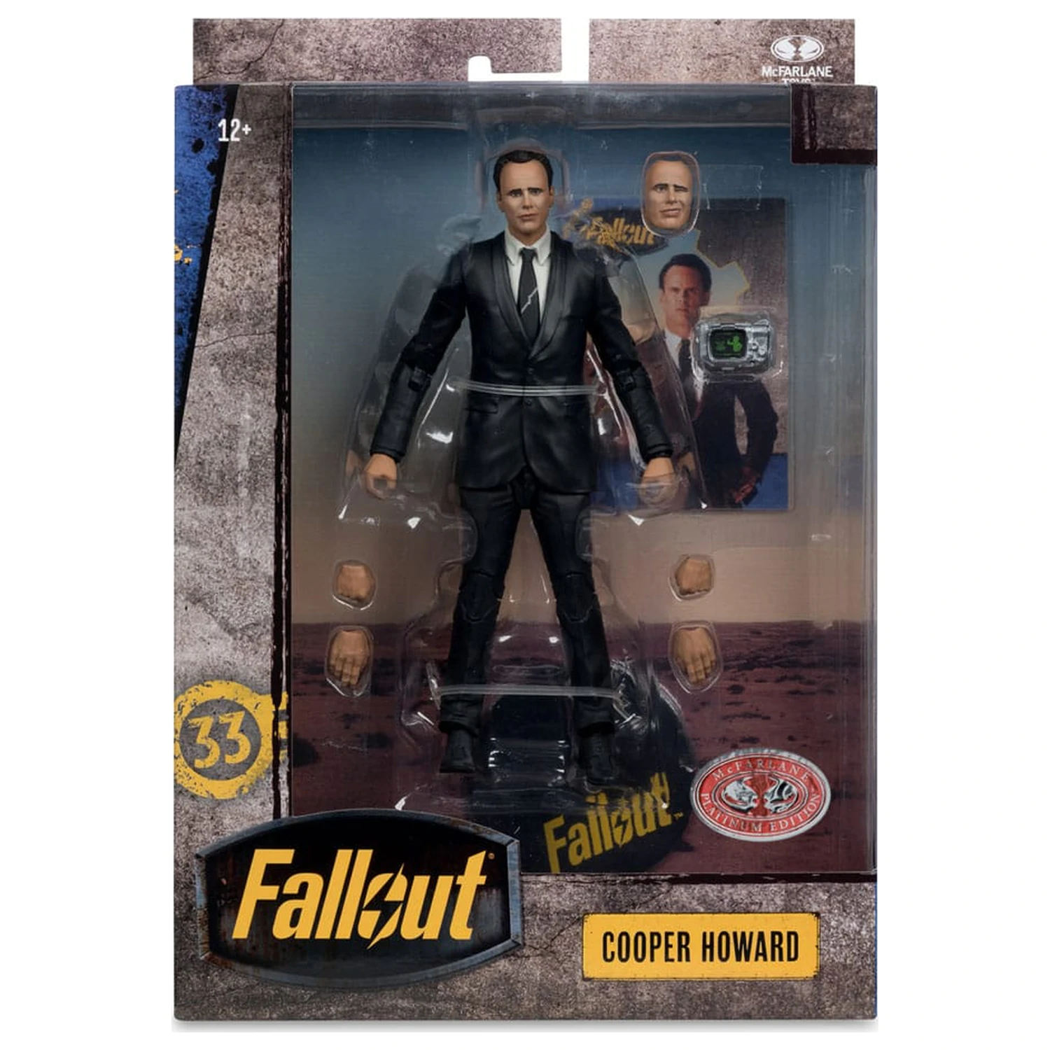Fallout Figurina de Actiune Cooper Howard (Red Platinum Edition) 17 cm poza produsului