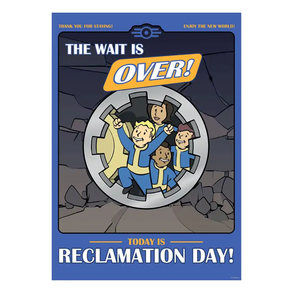 Fallout Art Print Reclamation Day Editie limitata 42 x 30 cm poza produsului