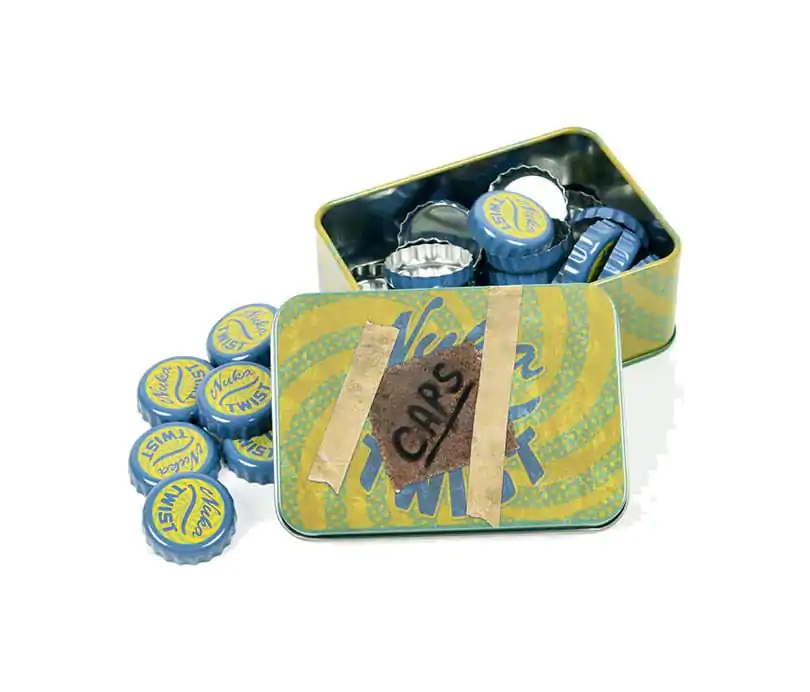 Fallout Bottle Caps Seria Replica Collectible Tin poza produsului