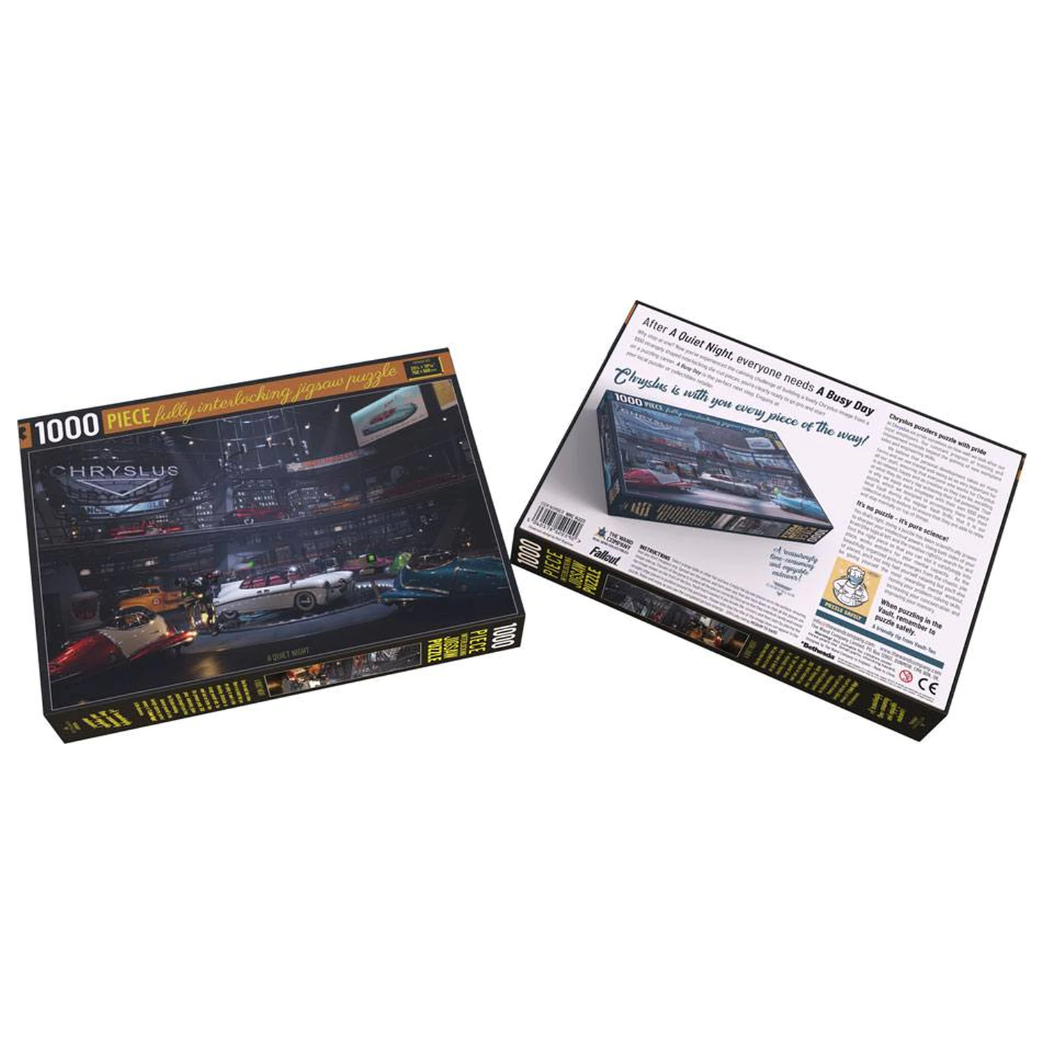 Fallout Chryslus Showroom Jigsaw Puzzle O Noapte Linistita (1000 piese) poza produsului