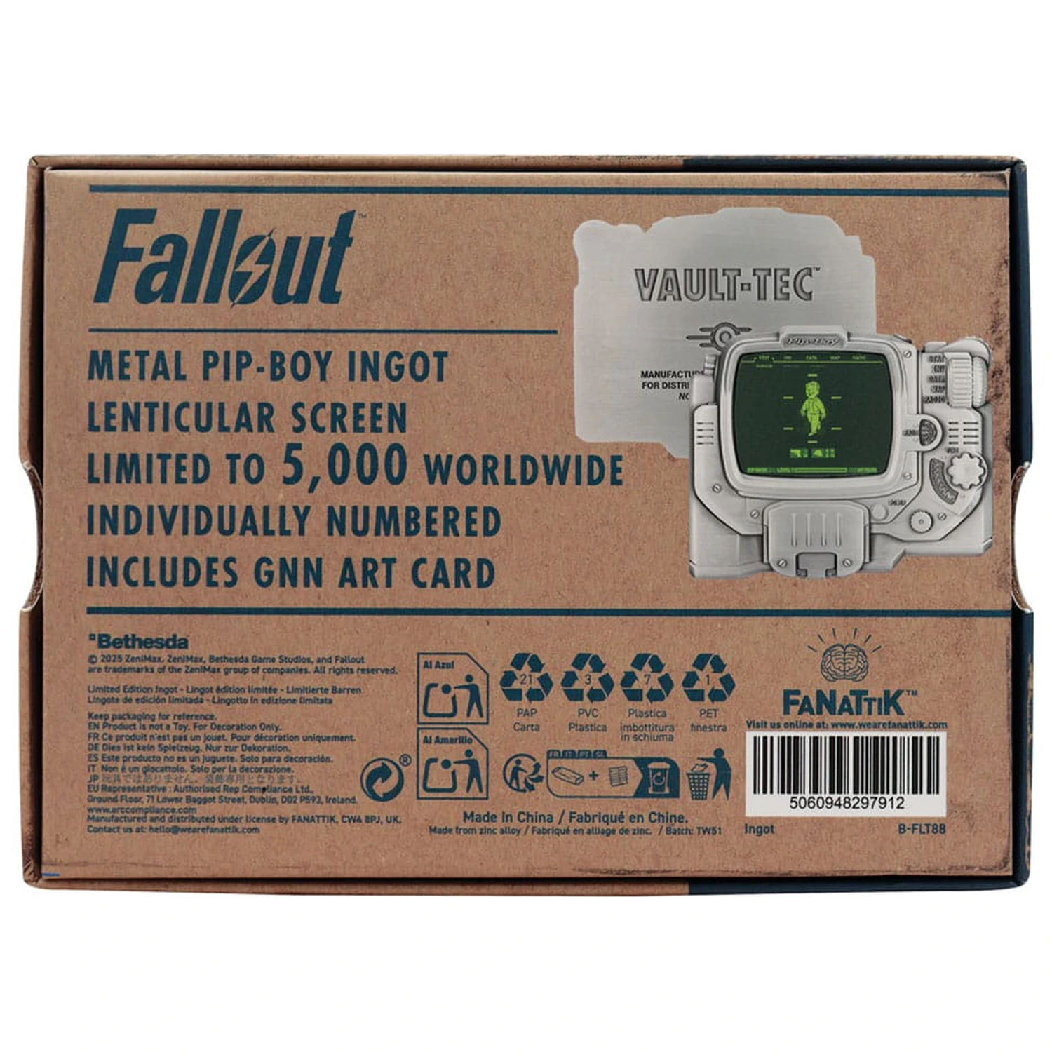 Fallout Lingou Colectionabil Pip-Boy Editie Limitata poza produsului