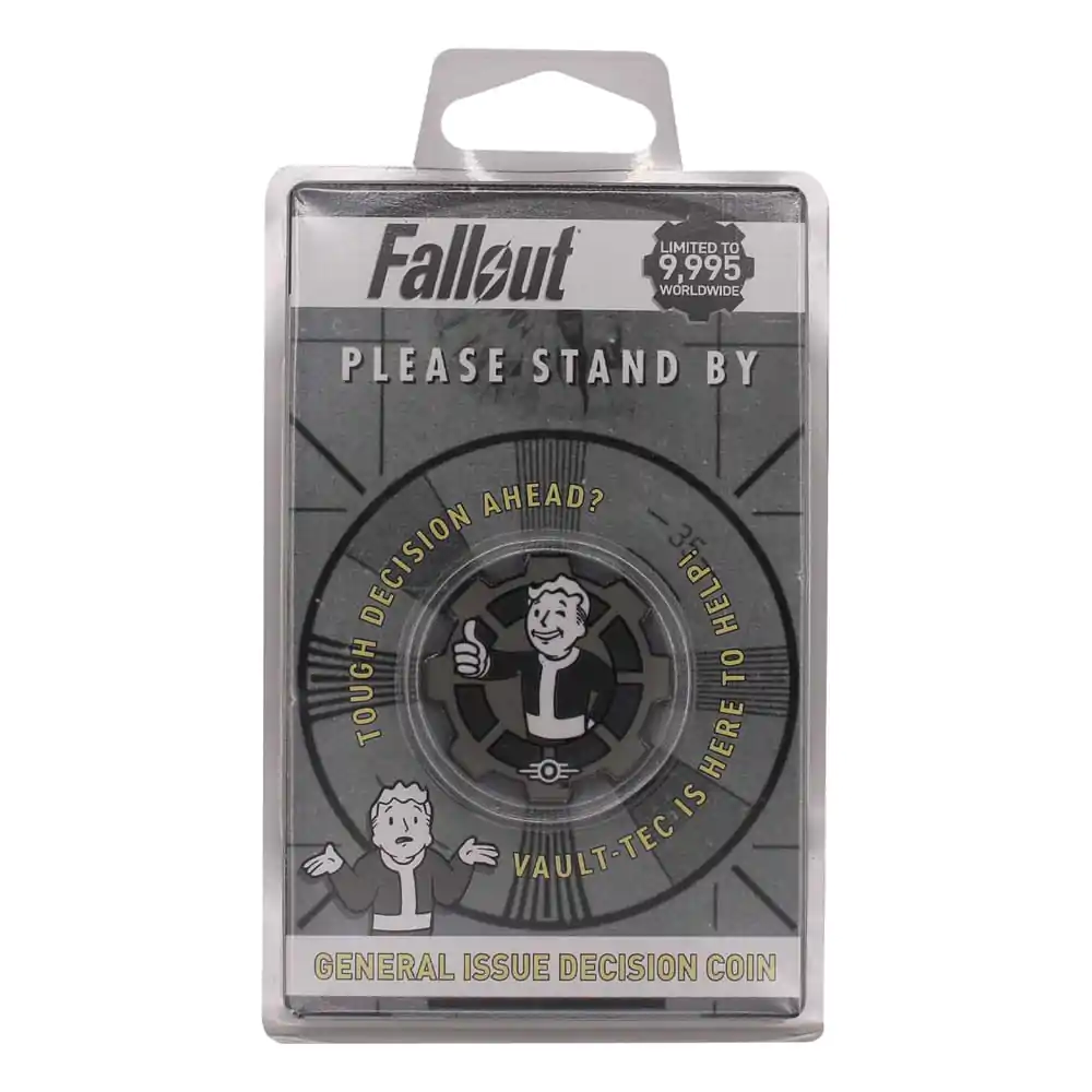 Fallout Monedă Colecționabilă Decizie Alb & Negru Ediție Limitată poza produsului